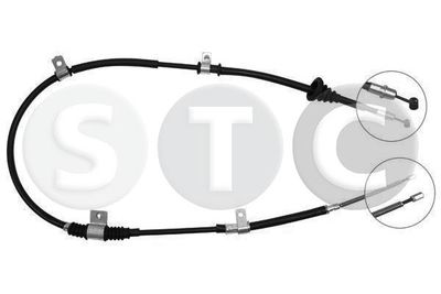 Тросик, cтояночный тормоз STC T481971 для HYUNDAI LANTRA