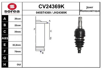 GELENKSATZ ANTRIEBSWELLE