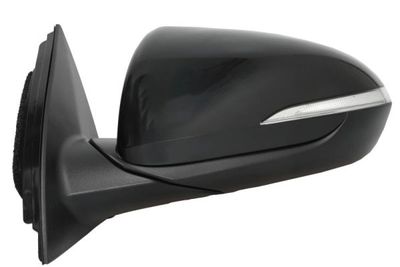 Zijspiegel Links (elektrisch, asferisch, met verwarming, assistent rijstrookverandering, under-coated, elektrisch opklapbaar, met indicator) past: HYUNDAI i30 PD 02.17-02.20