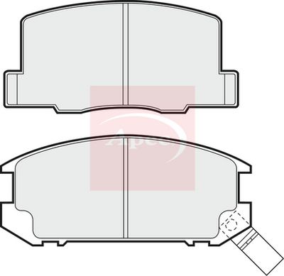 APEC Brake Pad Set, disc brake PAD499