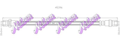 спирачен маркуч KAWE H5396
