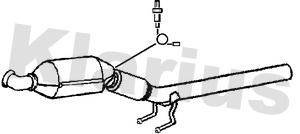 KLARIUS 322410 Катализатор для VW PASSAT B6 Variant (3C5) 2.0 TDI