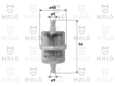 Топливный фильтр AKRON-MALÒ 1520078 для FIAT 125