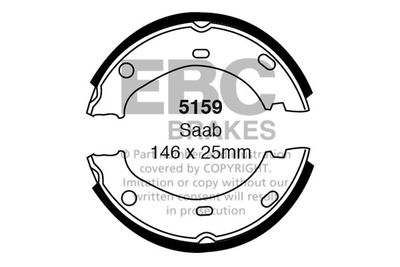 комплект спирачна челюст EBC Brakes 5159