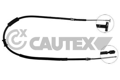 CAUTEX 017995 Трос ручного тормоза  для FIAT TEMPRA (Фиат Темпра)