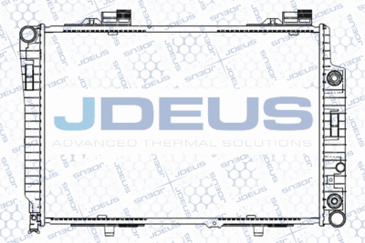 Радиатор, охлаждение двигателя JDEUS M-0170350 для MERCEDES-BENZ C-CLASS