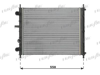 Радиатор, охлаждение двигателя FRIGAIR 0104.3093 для FIAT MULTIPLA