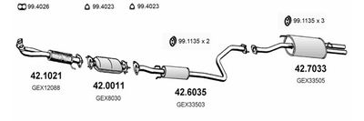 Układ wydechowy ASSO ART2197
