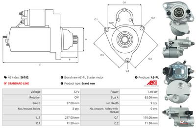 STARTER AS-PL S6182 4