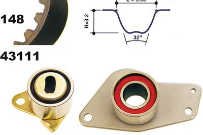 SET CUREA DE DISTRIBUTIE MAPCO 23111