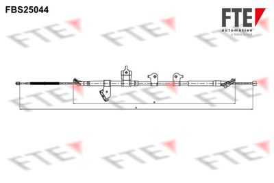 Тросик, cтояночный тормоз FTE FBS25044 для TOYOTA RAV 4