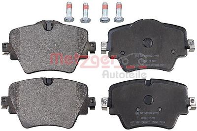 BREMSBELAGSATZ SCHEIBENBREMSE METZGER AUTOTEILE 1170845 1