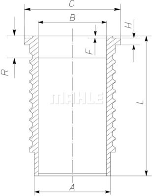 Cylinderhylsa MAHLE 061 WN 21 01