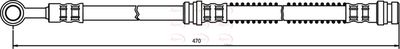 Brake Hose APEC HOS3123