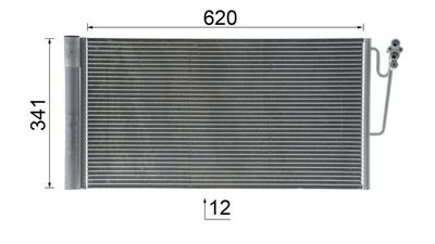 CONDENSATOR CLIMATIZARE MAHLE AC590000P 11