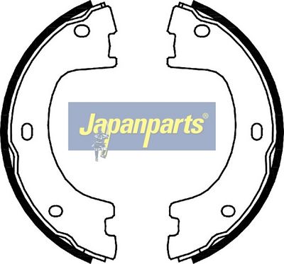 JAPANPARTS Stabdžių trinkelių komplektas