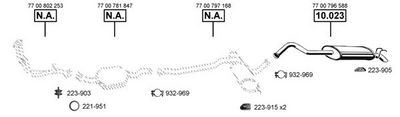 Изпускателна система ASMET RE104560