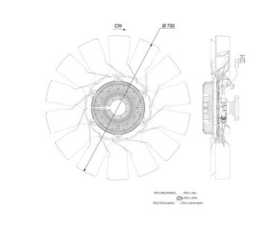 Ventilador, refrigeración del motor
