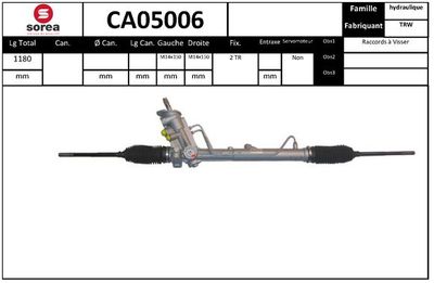 LENKGETRIEBE SNRA CA05006