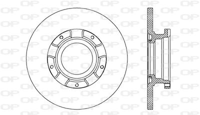 OPEN PARTS BDA2735.10 Тормозные диски для FORD TOURNEO CUSTOM V362 Автобус (F3)