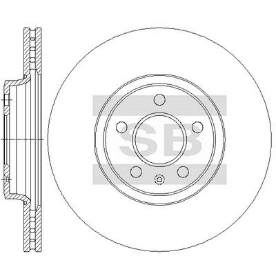 спирачен диск Hi-Q SD5453