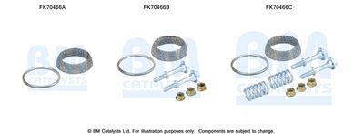 Монтажен комплект, изпускателна тръба BM Catalysts FK70466
