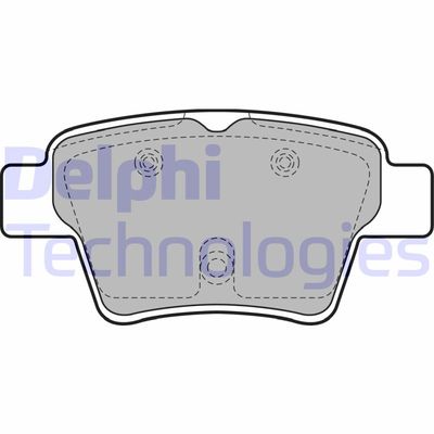 Комплект тормозных колодок, дисковый тормоз DELPHI LP1926 для BYD QIN