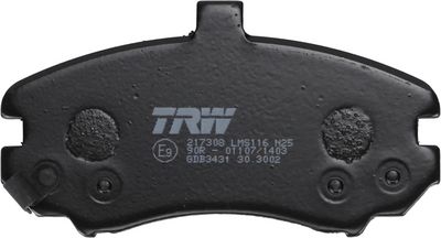 BREMSBELAGSATZ SCHEIBENBREMSE TRW GDB3431 2