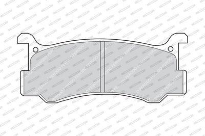 BREMSBELAGSATZ SCHEIBENBREMSE FERODO FDB482 1
