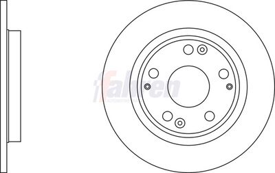 Fahren Brake Disc FBD6728