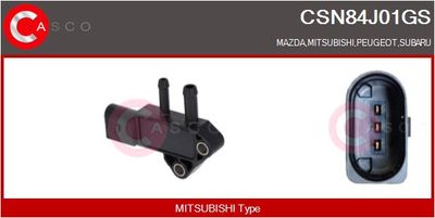 SENZOR PRESIUNE GAZE EVACUARE