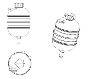 Expansion Tank, coolant 454083