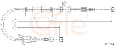 CABLU FRANA DE PARCARE