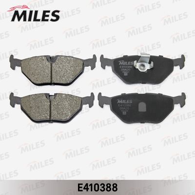 Комплект тормозных колодок, дисковый тормоз MILES E410388 для ALPINA B10