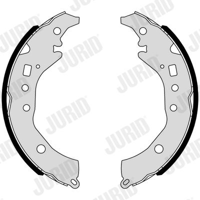 Комплект тормозных колодок JURID 362627J для SUBARU TREZIA