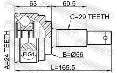 Joint Kit, drive shaft 0210-B30