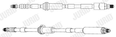 Тормозной шланг JURID 173150J для FORD KA