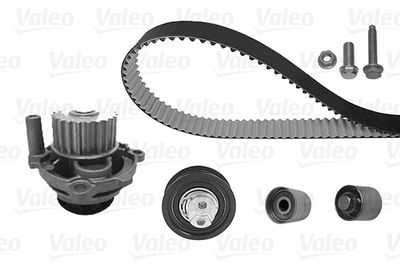 Водяной насос + комплект зубчатого ремня VALEO 614620 для VW TOURAN