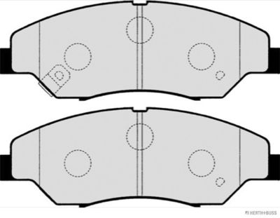 SET PLACUTE FRANA FRANA DISC Herth+Buss Jakoparts J3600309 1