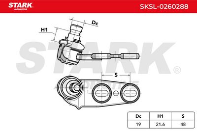 Шарнири STARK SKSL-0260288