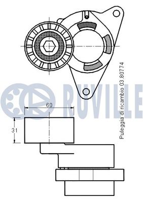 INTINZATOR CUREA CUREA DISTRIBUTIE RUVILLE 541474 1