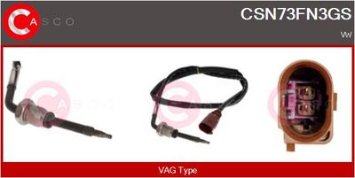 SENZOR TEMPERATURA GAZE EVACUARE