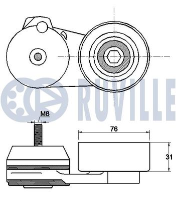 INTINZATOR CUREA TRANSMISIE RUVILLE 542448 1
