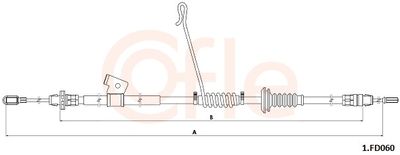 CABLU FRANA DE PARCARE