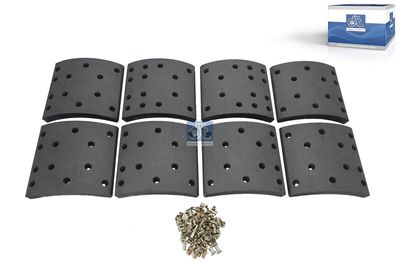 Juego de balatas de freno, freno de tambor