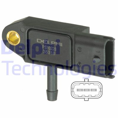 Sensor, insugstryck DELPHI PS10228