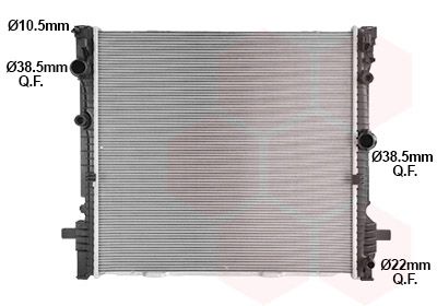 RADIATOR RACIRE MOTOR VAN WEZEL 06012740