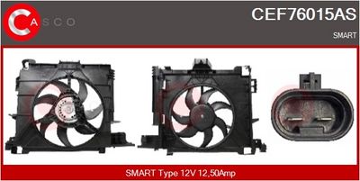 MOTOR ELECTRIC VENTILATOR CASCO CEF76015AS