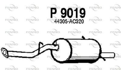 FENNO P9019 Глушитель выхлопных газов  для SUBARU LEGACY (Субару Легак)