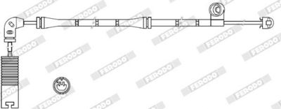 WARNKONTAKT BREMSBELAGVERSCHLEIß FERODO FWI319 1